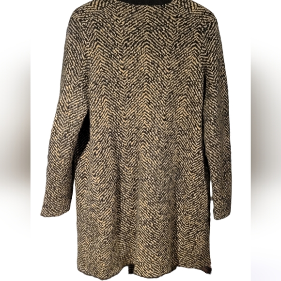 Alfred Sung-Animal Print Cardigan-Large - Picture 2 of 5